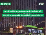 Lucrări pe Bulevardul Iuliu Maniu. Două linii afectate!