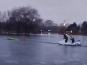 Misiune dificilă de salvare în Parcul IOR