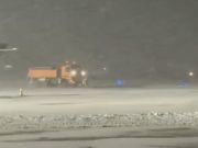 Viscol la aeroport (video)