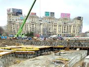 Se lucrează intens la Planșeul Unirii